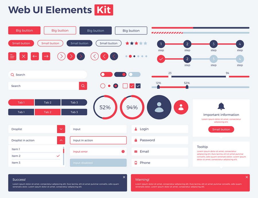 Image showing Web UI Elements Kit
